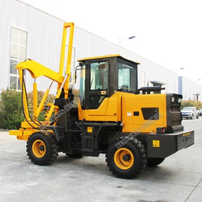 加強(qiáng)款波形護(hù)欄打樁機(jī) 高速護(hù)欄打樁