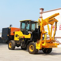 一體式波形護(hù)欄打樁機 公路護(hù)欄安裝設(shè)備 護(hù)欄打樁機