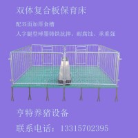 仔豬保育床豬用保育床保育欄養殖設備 2.5塑料板復合板雙體