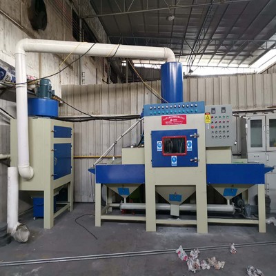 昆明異形砂光機 輸送式自動噴砂機 