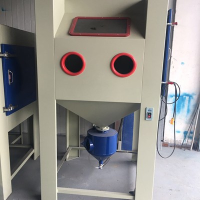 機械零件去應力壓入式箱式噴砂機 東
