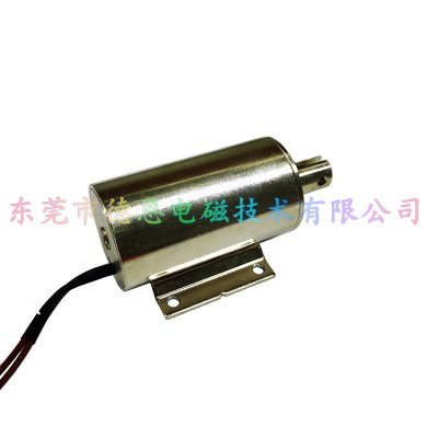底座安裝直線推拉圓管3864德恩電磁