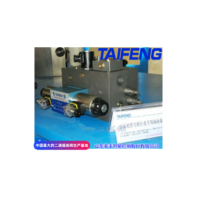 山東泰豐供應(yīng)100噸插裝閥 液壓閥組