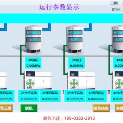 空壓機智能監測系統組成機顯示調試